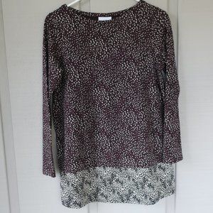 NWT J Jill Long Sleeve Tunic Top XS P